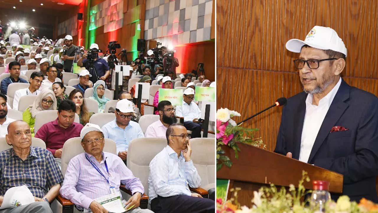 প্রধান অতিথির বক্তব্যে দেন স্বাস্থ্যমন্ত্রী সরদার মো: সাখাওয়াত হোসেন