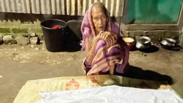 মৃত লামিছা আক্তারের লাশ