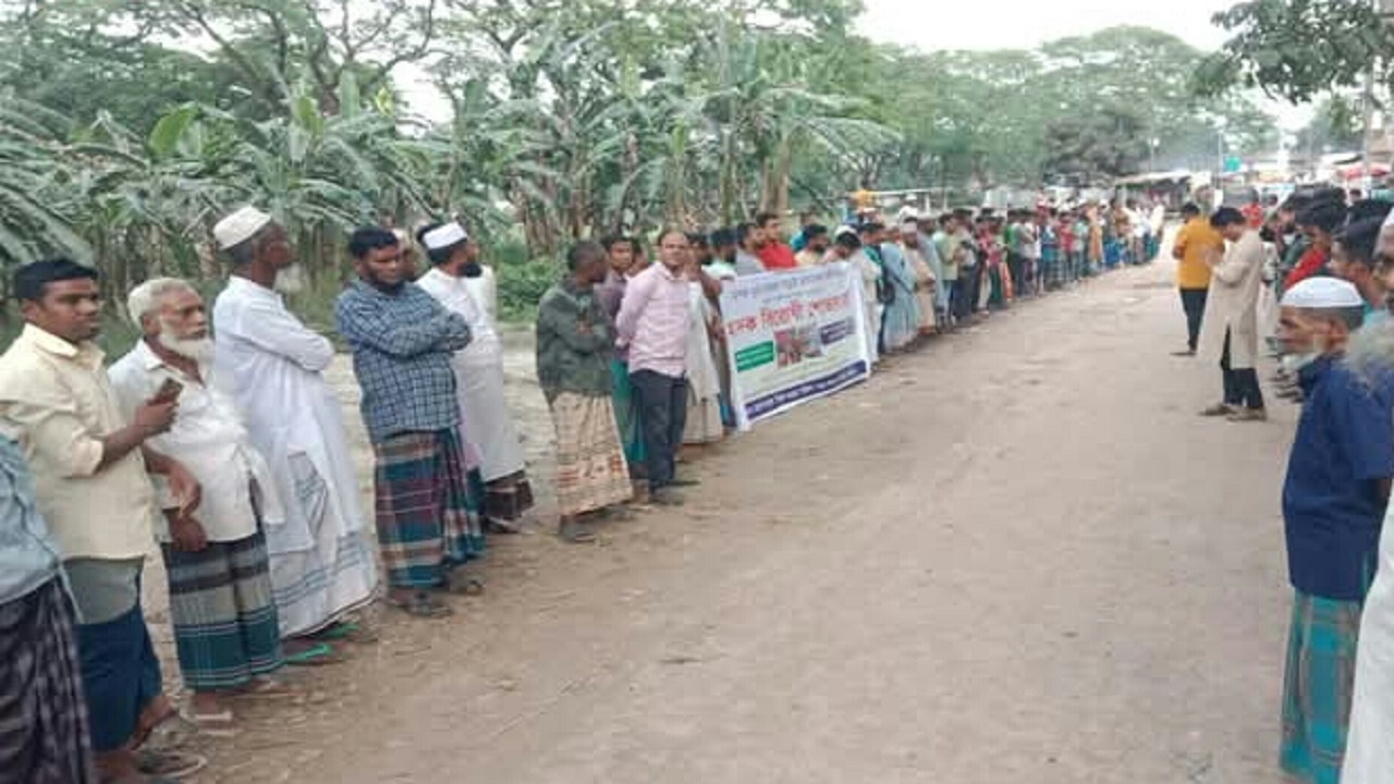 হোসেনপুরে জুয়া ও মাদকবিরোধী র‍্যালি