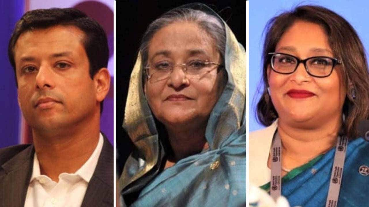 শেখ হাসিনা-জয়-পুতুল