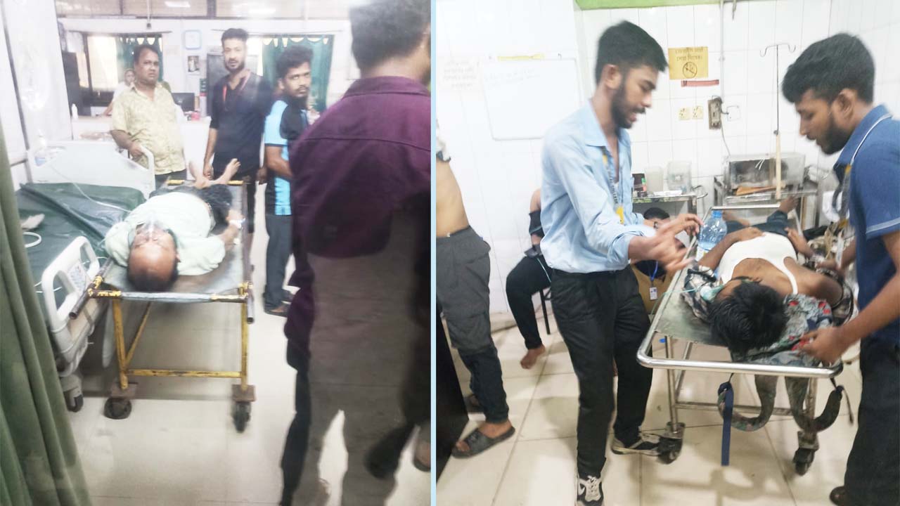 সচিবালয়ের সামনে শিক্ষার্থী ও আইনশৃঙ্খলা বাহিনীর সংঘর্ষে আহতরা