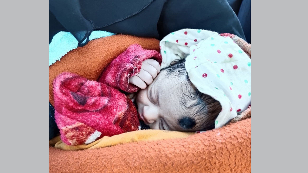 উদ্ধার হওয়া সেই নবজাতক