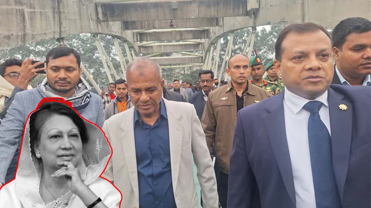 খালেদা জিয়ার কবরের স্থান পরিদর্শনে স্বরাষ্ট্র উপদেষ্টা