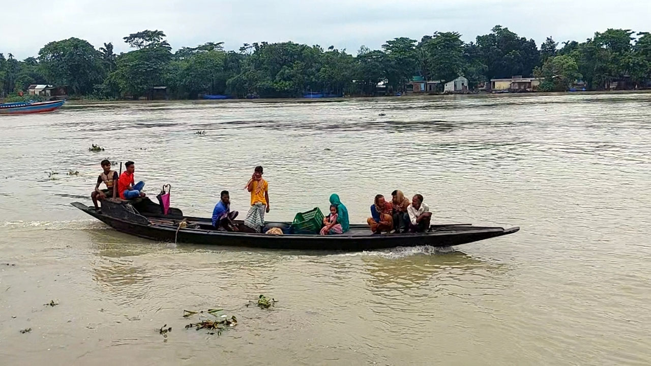 জামালগঞ্জে বৌলাই নদী