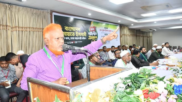 বক্তব্য রাখছেন নূরুল ইসলাম বুলবুল এমপি
