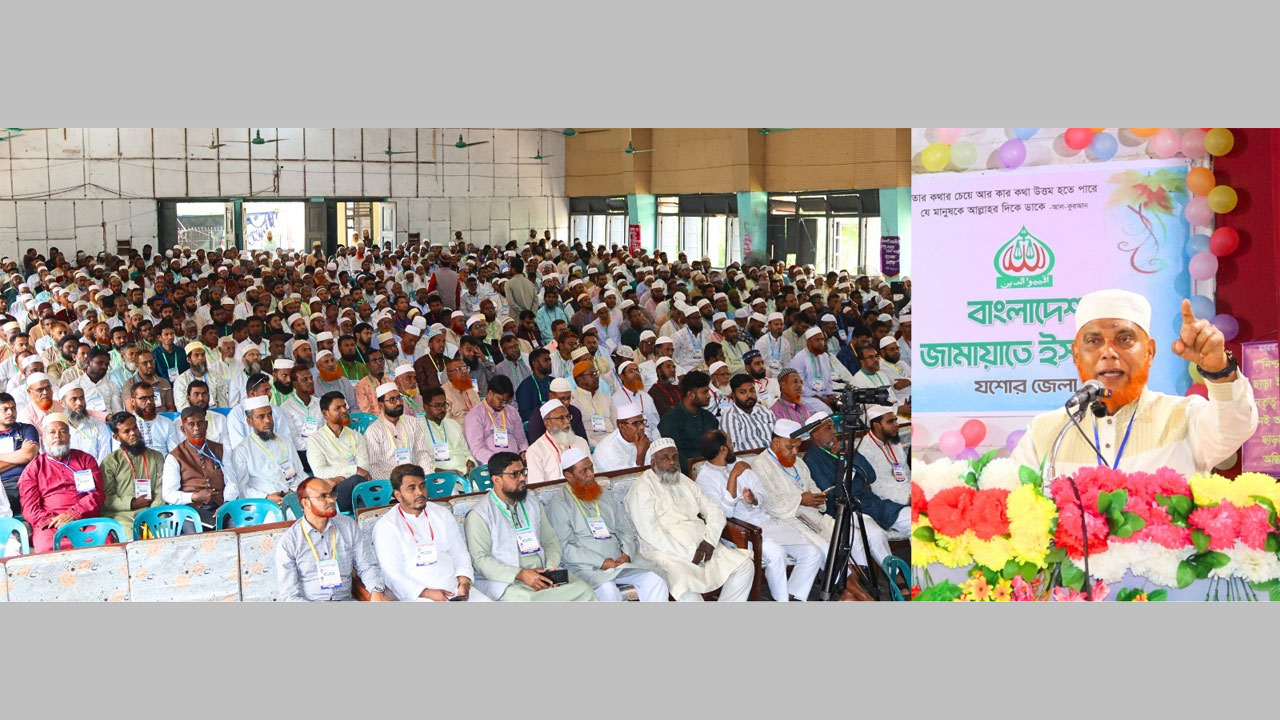 ওয়ার্ড সভাপতি সম্মেলনে বক্তব্য রাখছেন মোবারক হোসাইন