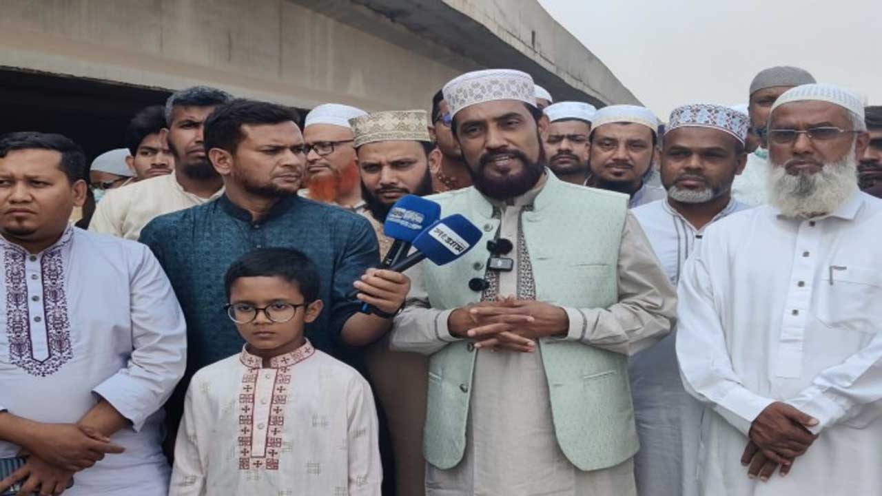 রাজধানীর আব্দুল্লাহপুর ফ্লাইওভারের বন্ধ রাস্তার সংস্কার কাজ পরিদর্শন জামায়াতে ইসলামীর ঢাকা মহানগর উত্তরের আমির সেলিম উদ্দিন