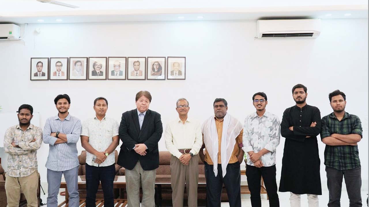জবিতে ভাষা শিক্ষা ও দক্ষতা উন্নয়ন নিয়ে জাপানিজ প্রতিনিধিদলের আনঅফিসিয়াল মিটিং