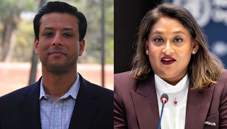 সজীব ওয়াজেদ জয় ও সায়মা ওয়াজেদ পুতুল