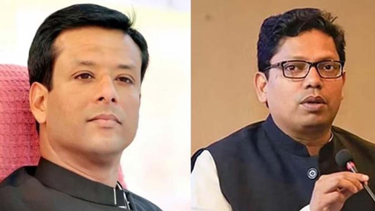 সজীব ওয়াজেদ জয় ও জুনায়েদ আহমেদ পলক