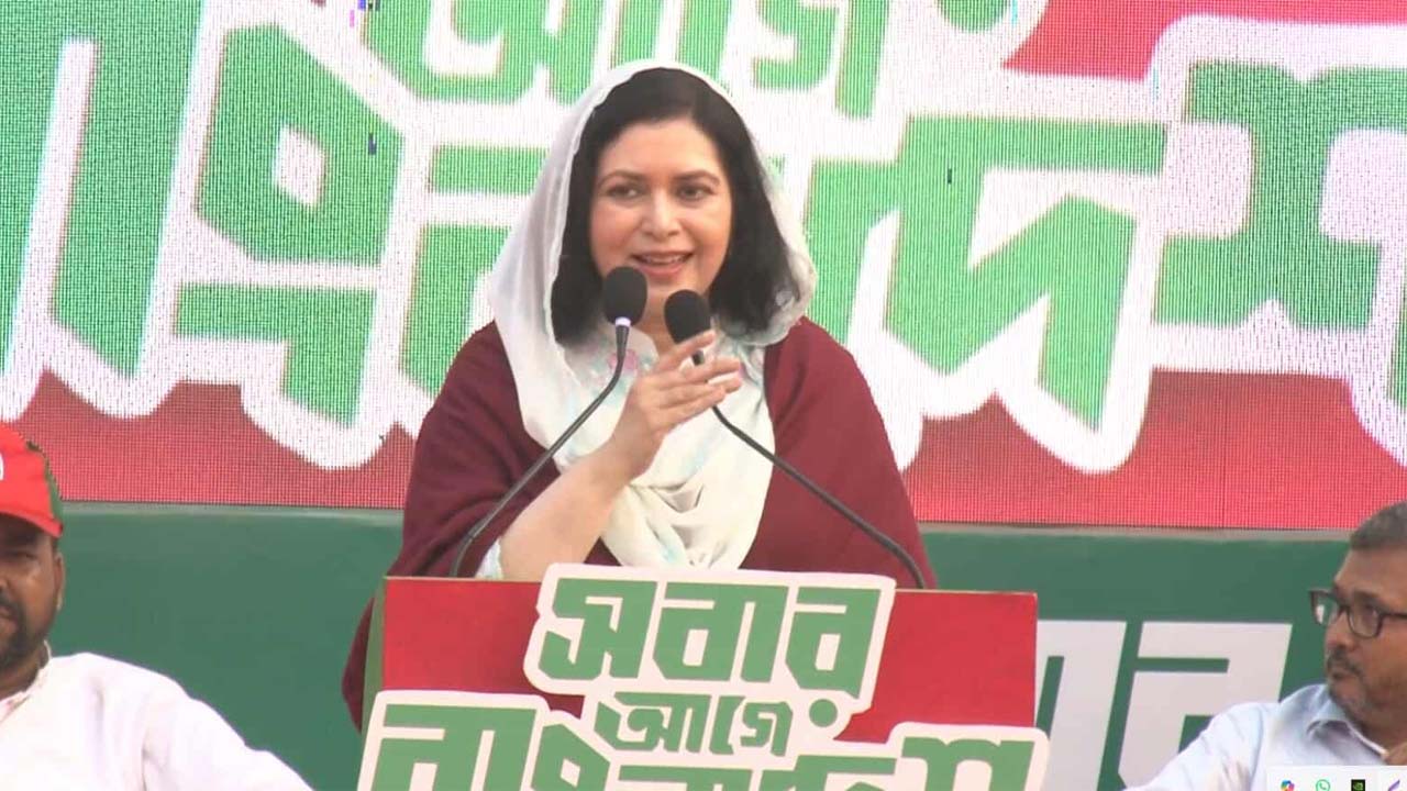 হাতিরঝিলে পেশাজীবীদের আয়োজিত মতবিনিময় সভায় ডা: জুবাইদা রহমান