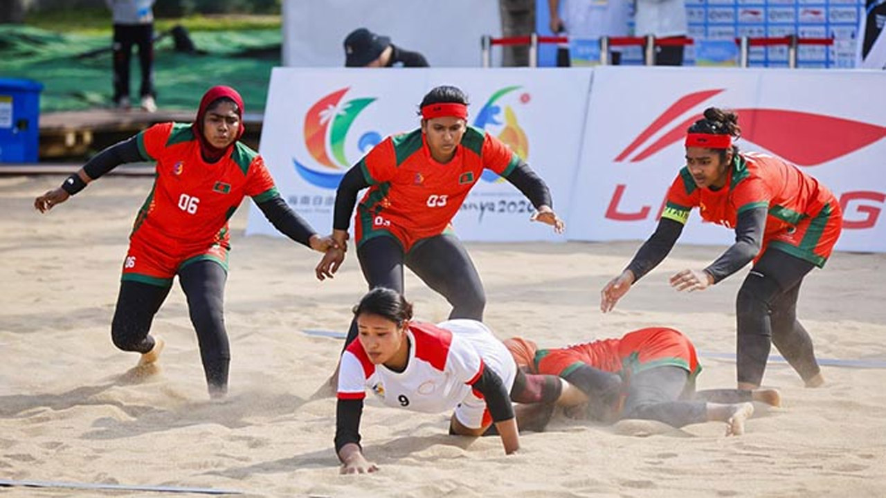 বাংলাদেশ-নেপাল খেলার একটি দৃশ্য