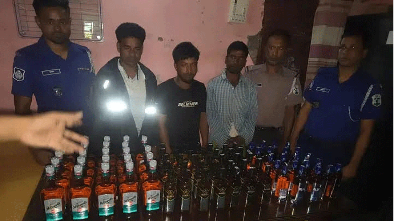 উদ্ধার মাদক ও গ্রেফতাররা