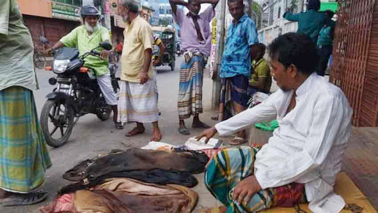 অনেক ক্ষেত্রে লোকসান গুনতে হচ্ছে বলে জানিয়েছেন খুলনার মৌসুমী চামড়া ব্যবসায়ীরা