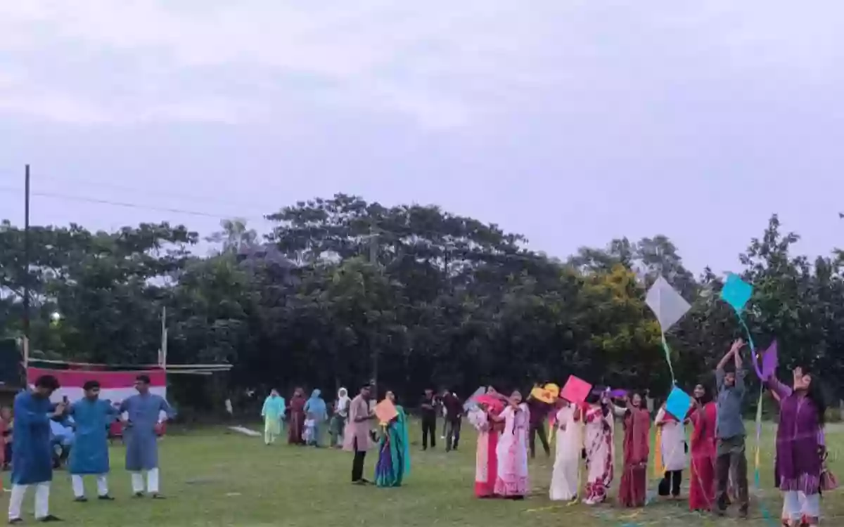 ববিতে ঘুড়ি উৎসব