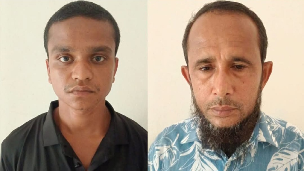গ্রেফতার হৃদয় শেখ (২৫) ও মোনায়েম মোল্যা (৪৭)
