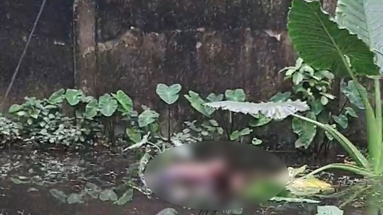 স্বাস্থ্য কমপ্লেক্সের সীমানা প্রাচীর-সংলগ্ন এলাকায় লাশ পড়ে থাকতে দেখে স্থানীয়