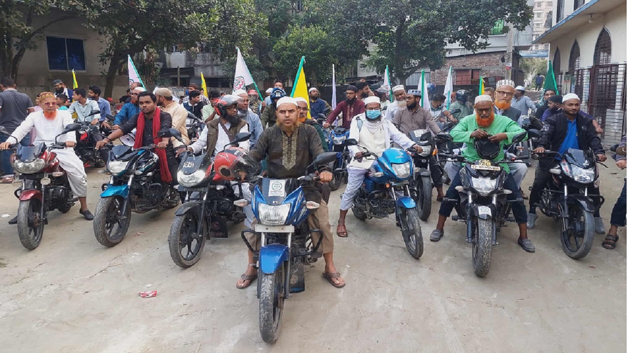 মির্জাপুরে জামায়াতের মোটরসাইকেল শোডাউন