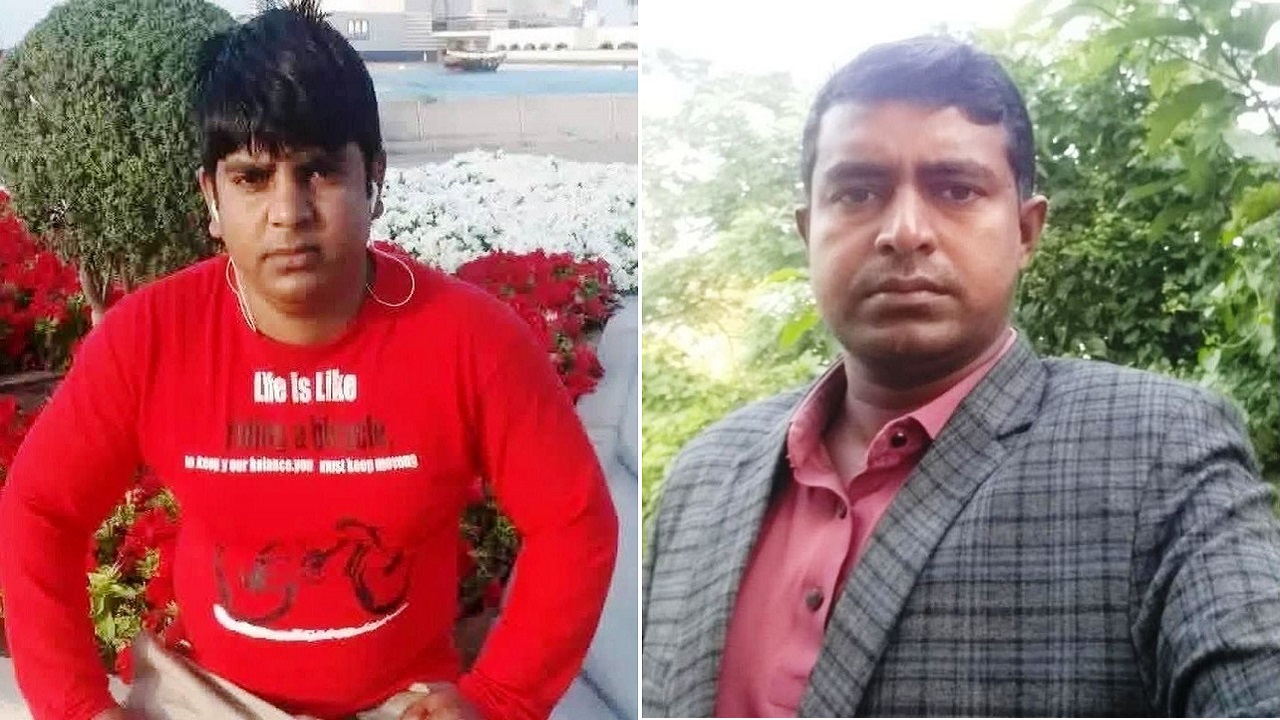 ইলিয়াস হাওলাদার (২৫) ও ফারুক হাওলাদার (৩৫) (বাঁ দিক থেকে)