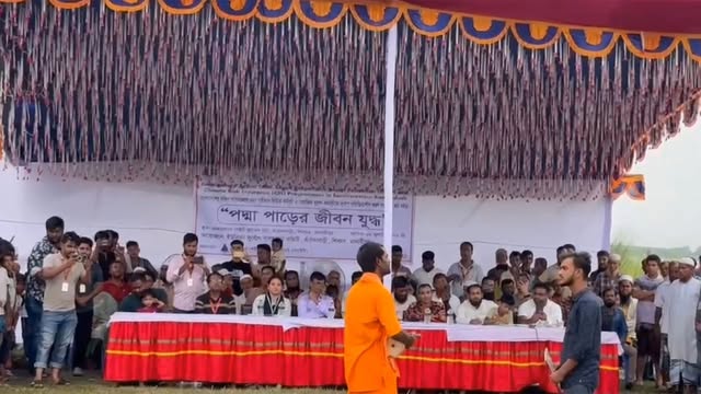 বন্যা ও দুর্যোগ মোকাবিলা মাঠ মহড়া