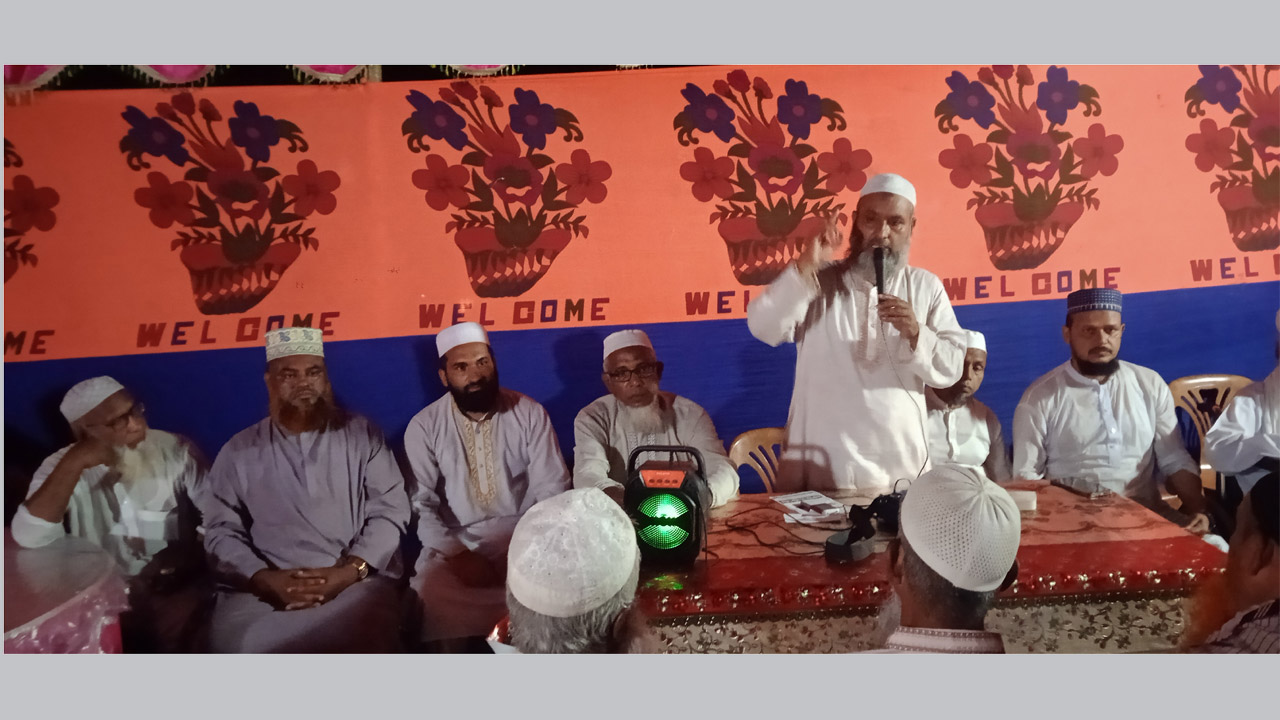 মধুখালীর মেগচামী ইউনিয়নে জামায়াতের চেয়ারম্যান প্রার্থী মাওলানা জহুরুল কাইয়ুম