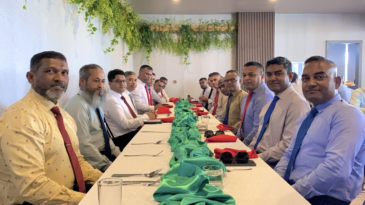 প্রতিরক্ষা সার্ভিস কমান্ড অ্যান্ড স্টাফ কলেজের প্রতিনিধিদল মালদ্বীপে
