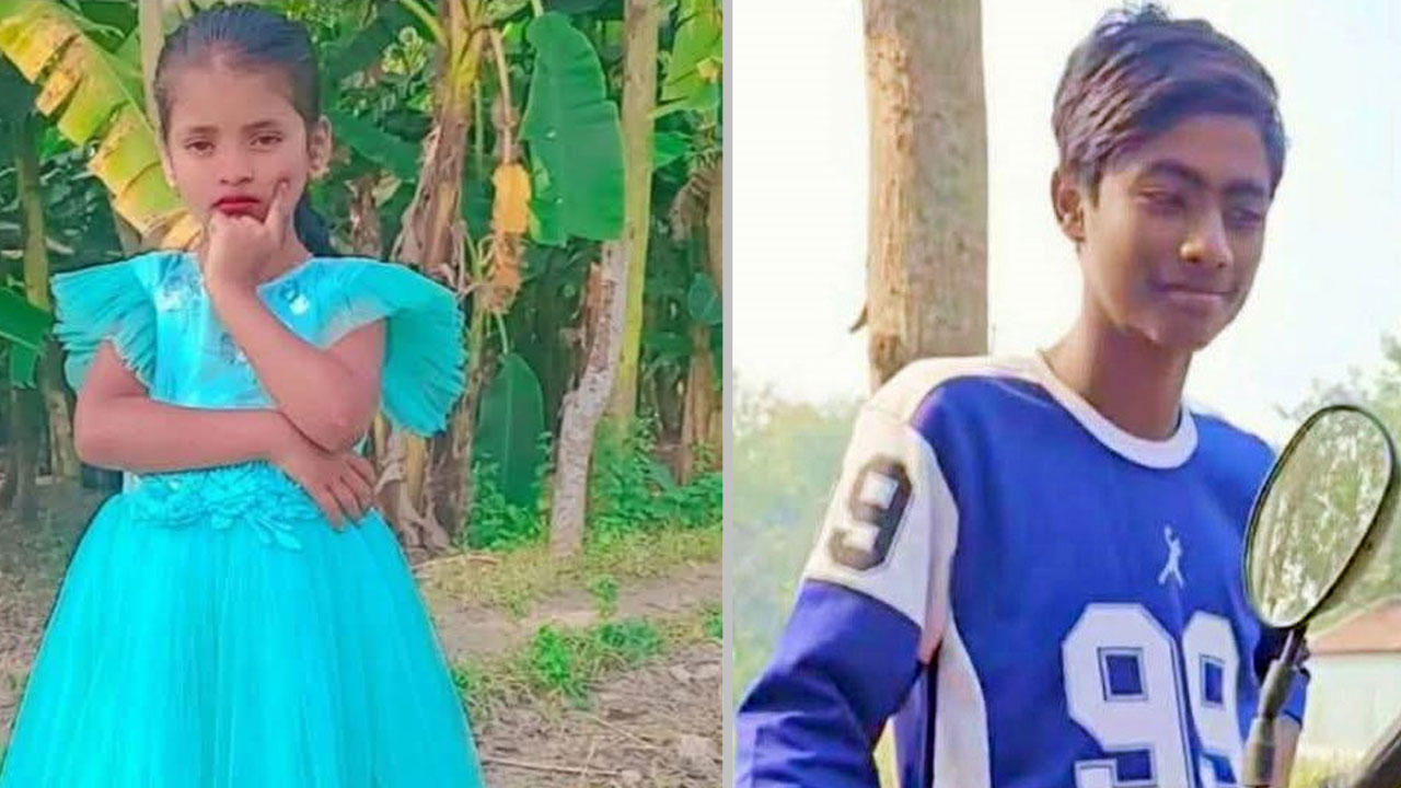 নিহত আতিকা আক্তার, (ডানে) গ্রেফতার হত্যার মামলা প্রধান আসামি নাঈম ইসলাম