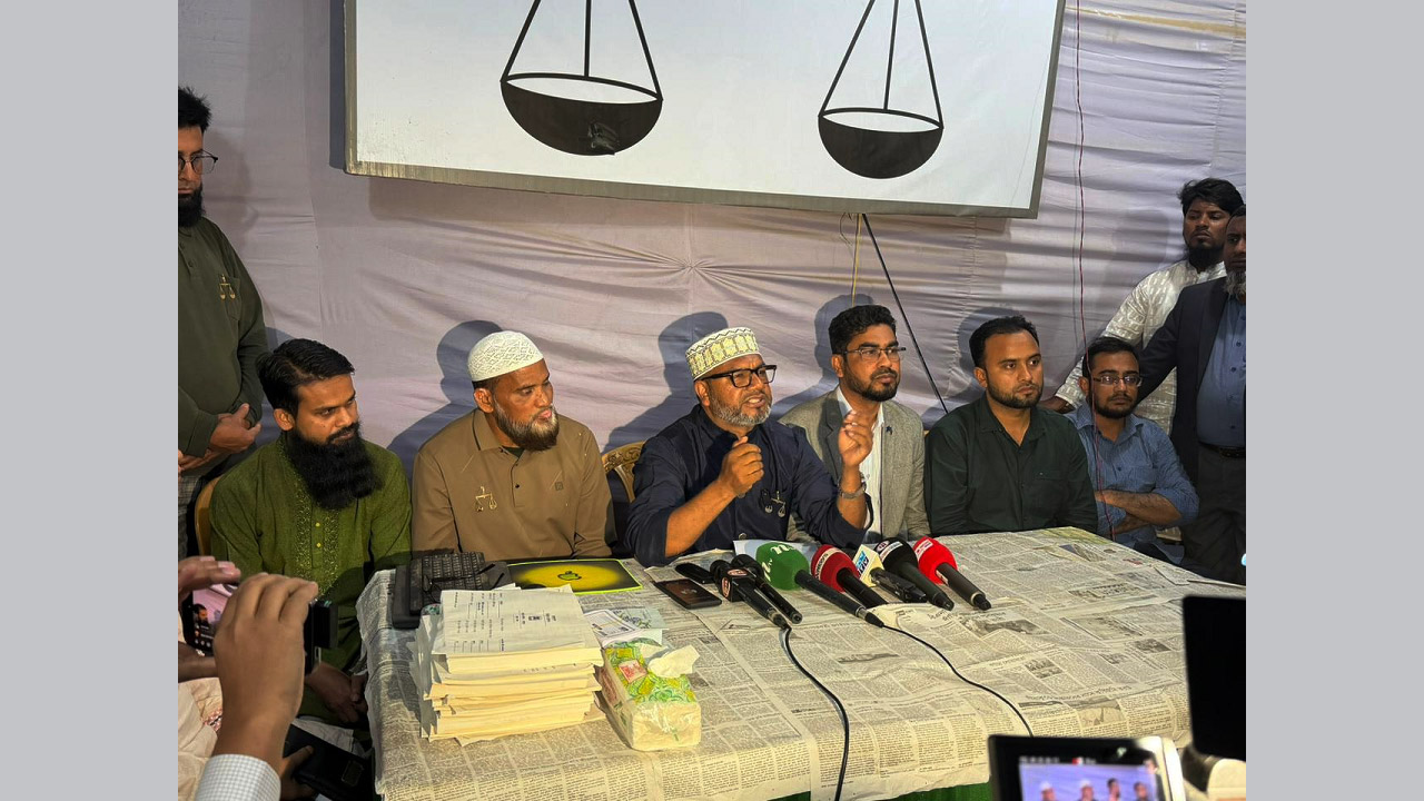 ঢাকা-৬ আসনে জামায়াত প্রার্থী ড. মান্নানের সংবাদ সম্মেলন