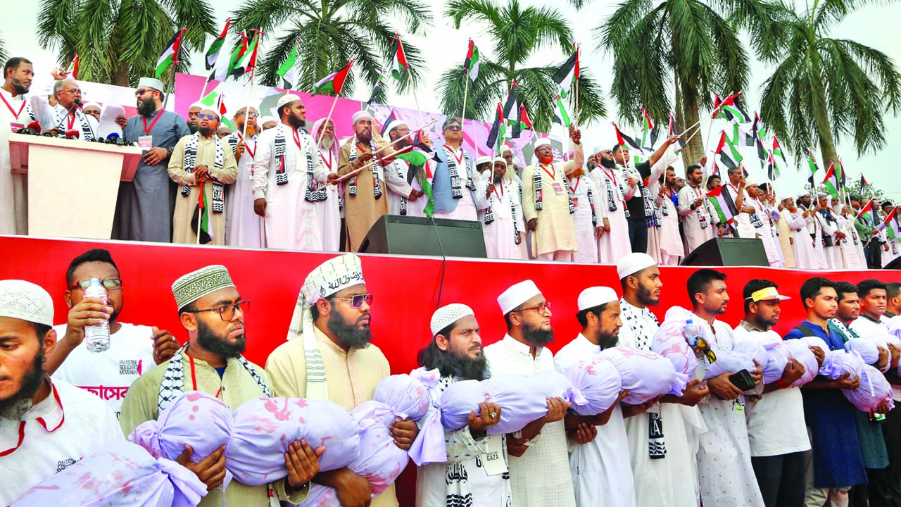 ঘোষণাপত্র পাঠ করেন ড. মাহমুদুর রহমান