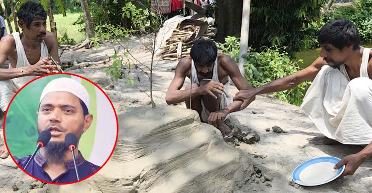 সনাতন ধর্মের তিন প্রতিবন্ধীর পাশে দাঁড়ালেন এমপি মাসুদ