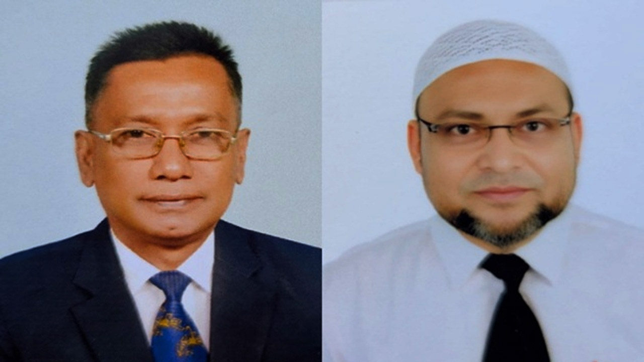 সভাপতি আসাদুল আযম খোকন এবং সাধারণ সম্পাদক আবু সালেহ মো: নাসিম।