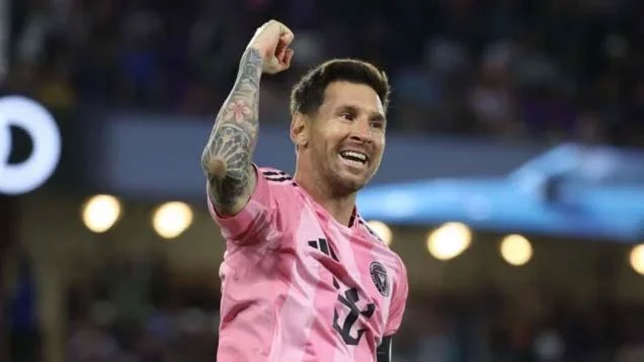 মেসির গোল উদযাপন