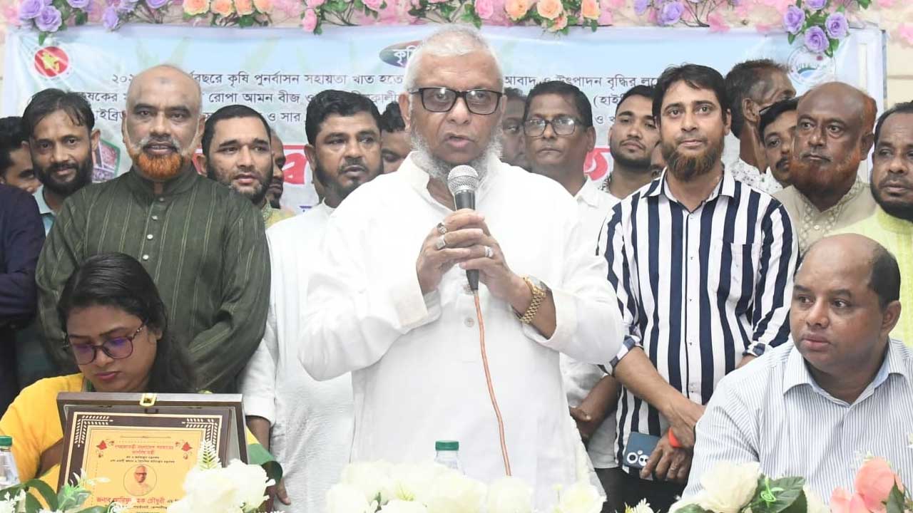সিলেটে শ্রম ও কর্মসংস্থান মন্ত্রী আরিফুল হক চৌধুরী