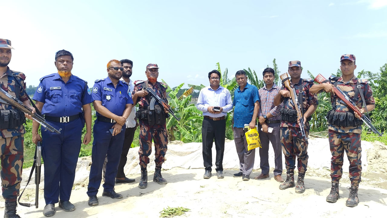 মোল্লার ঘাট এলাকায় ভ্রাম্যমাণ আদালতের অভিযান