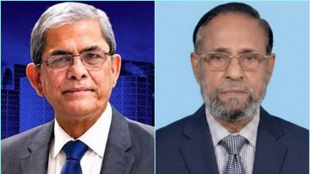 রাষ্ট্রপতি মির্জা ফখরুল ইসলাম আলমগীর ও অলি আহমদ