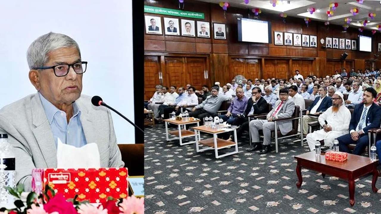 এলজিইডির আওতায় বিভিন্ন উন্নয়ন কার্যক্রম বিষয়ক পর্যালোচনা সভায় মির্জা ফখরুল ইসলাম আলমগীর