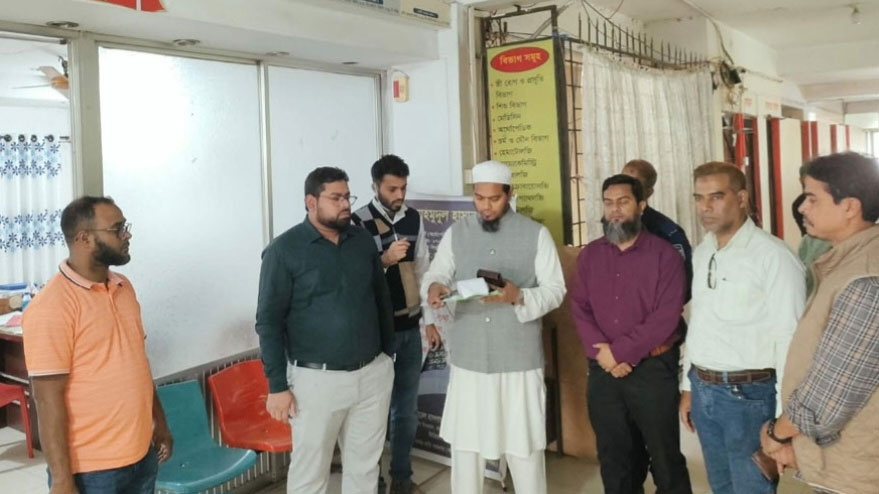 গফরগাঁওয়ে ভ্রাম্যমাণ আদালতের অভিযান, হাসপাতালকে জরিমানা