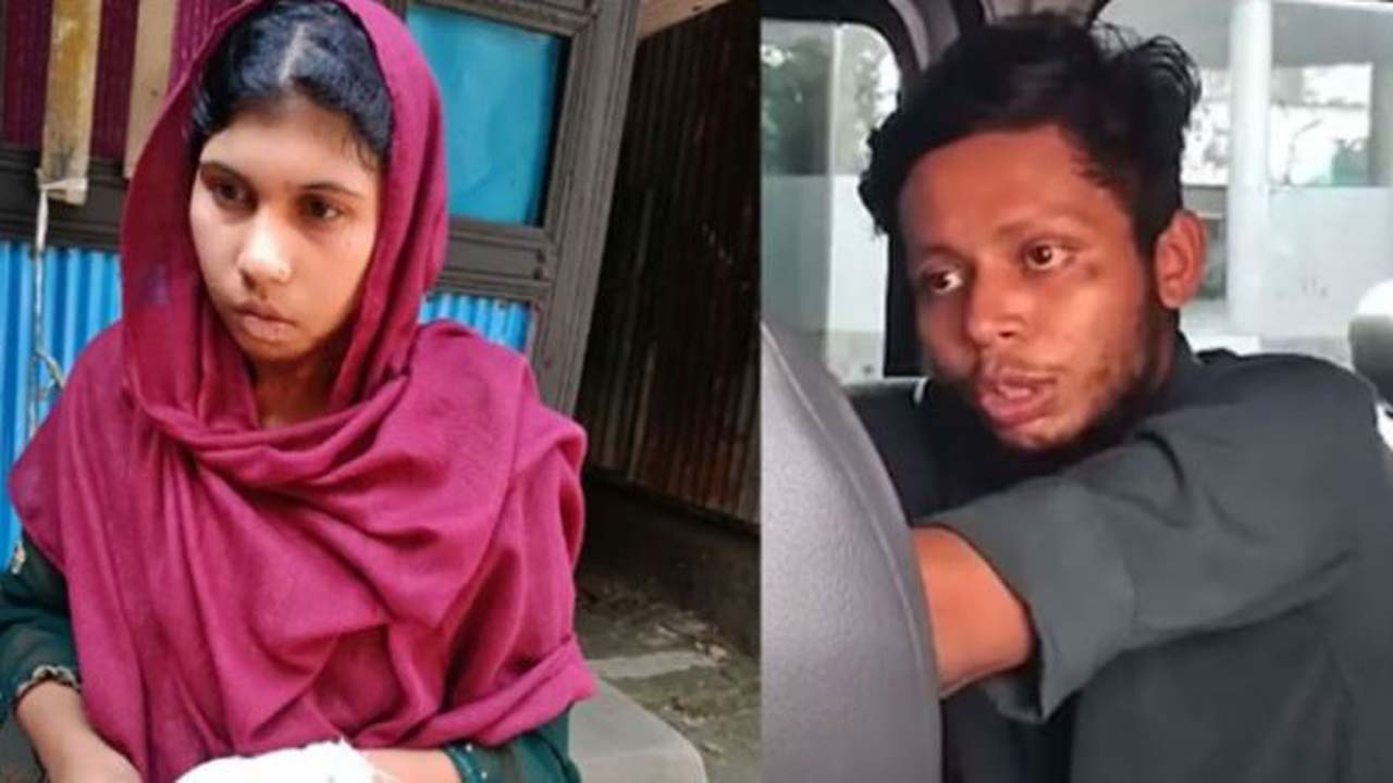 গৃহকর্মী আয়েশা ও তার স্বামী রাব্বি