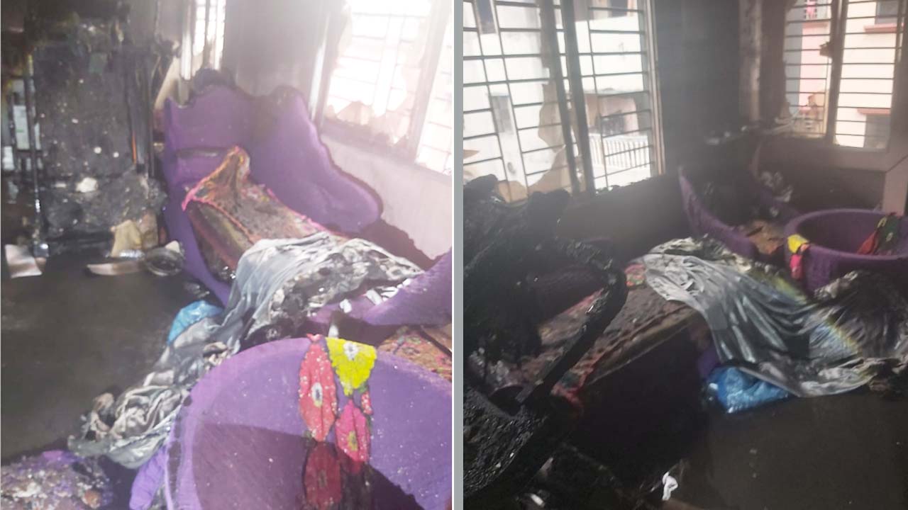 মোহাম্মদপুরের জহুরি মহল্লার আবাসিক ভবনে আগুন