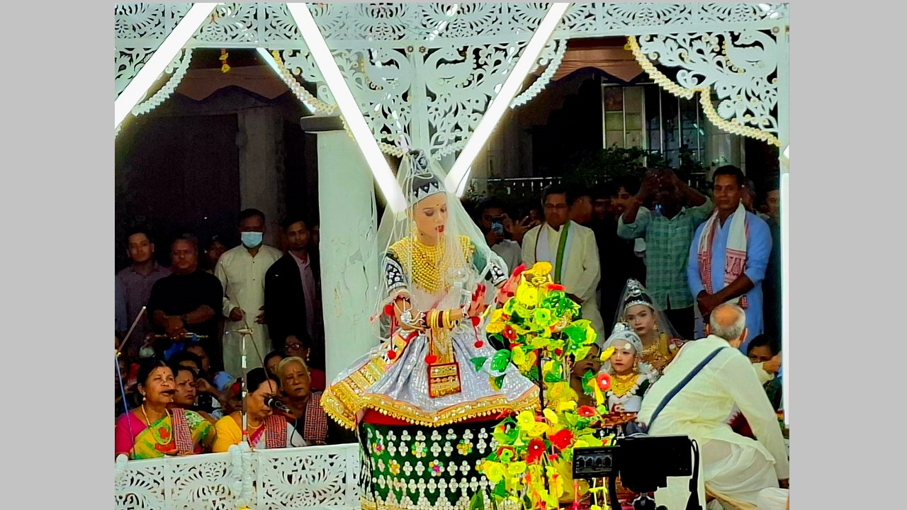 কমলগঞ্জে মনিপুরী সম্প্রদায়ের মহারাসলীলা পালিত