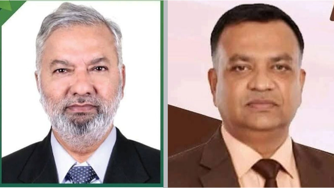 জামায়াত সমর্থিত সৈয়দ মহিউদ্দিন আহমদ শাহিন ও বিএনপি সমর্থিত হাসান আহমেদ জাবেদ