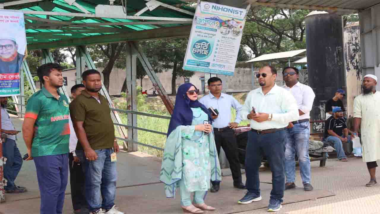 বর্জ্য অপসারণ কার্যক্রম পরিদর্শন