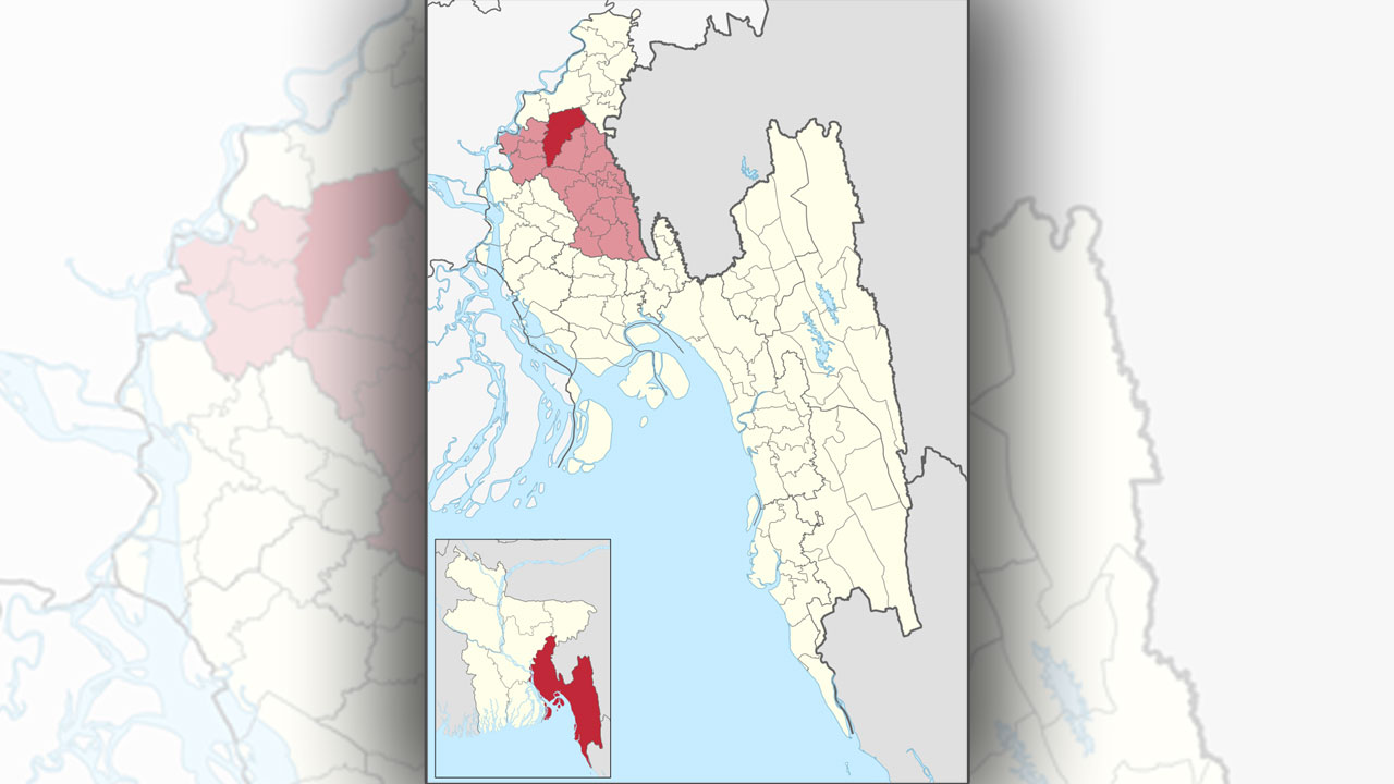 মুরাদনগর উপজেলার ম্যাপ