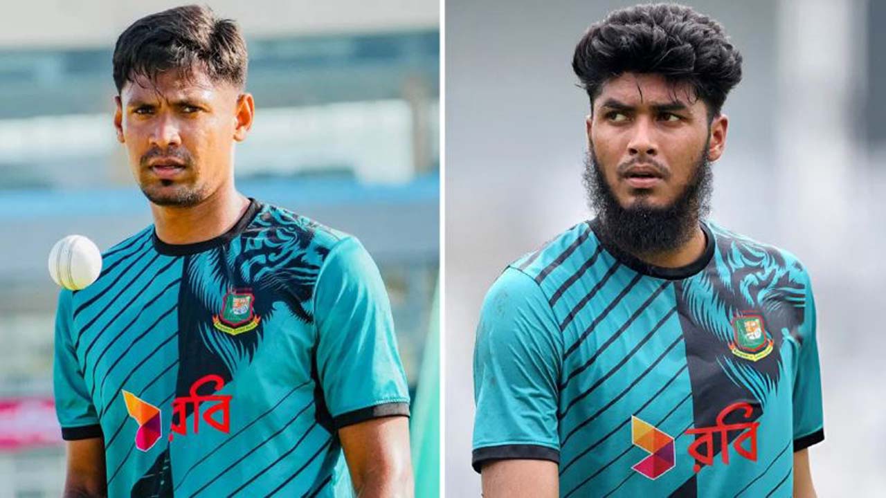 পেসার মুস্তাফিজুর রহমান ও লেগ-স্পিনার রিশাদ হোসেন