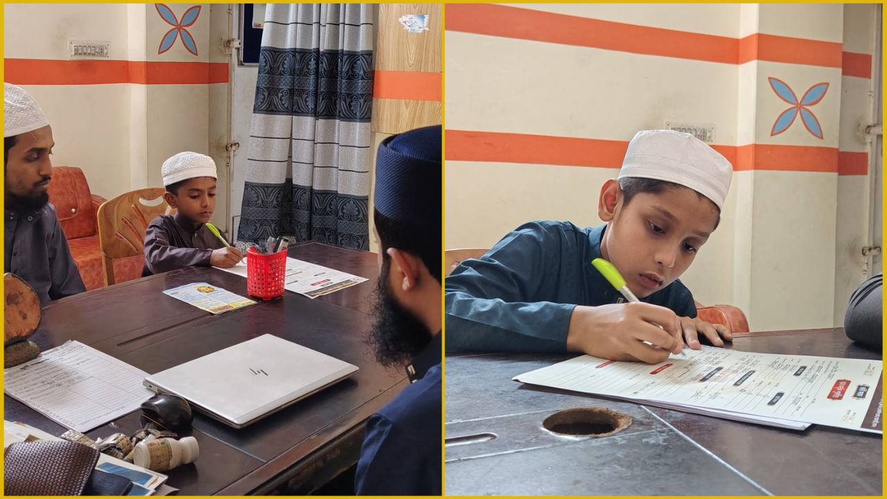 নতুন শিক্ষাবর্ষে মারকাযুত তাহনীফে ভর্তিরত কোমলমতি শিক্ষার্থীরা