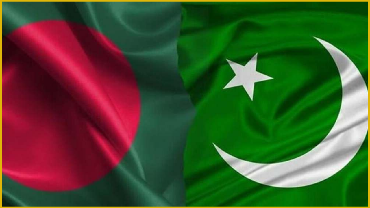 বাংলাদেশ ও পাকিস্তানের পতাকা