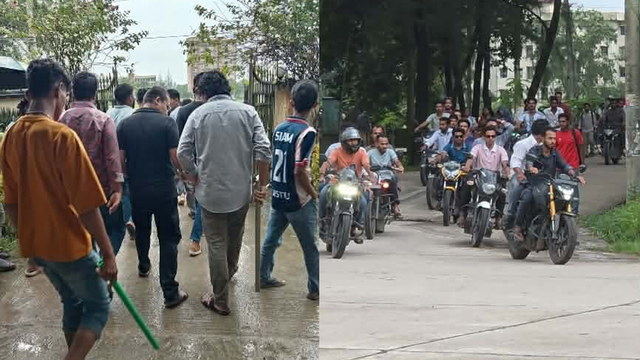 শোডাউন ও হামলার ছবি