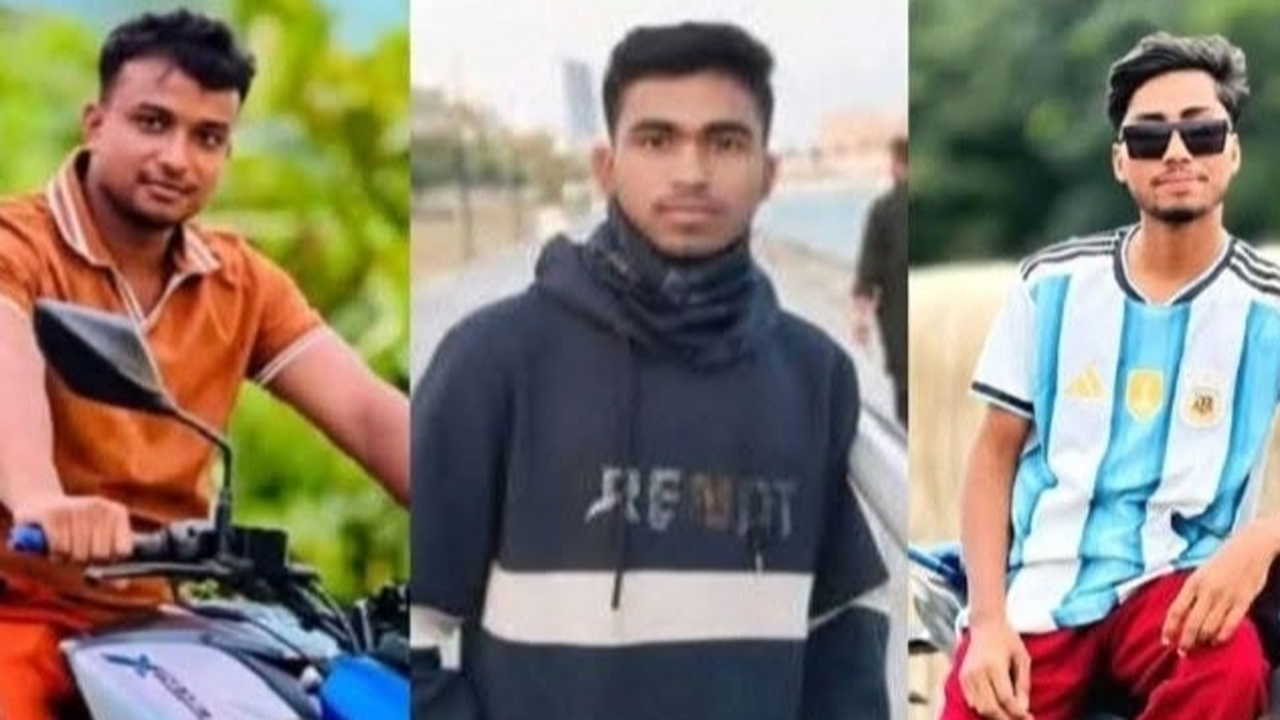 নিহত তিন বন্ধু