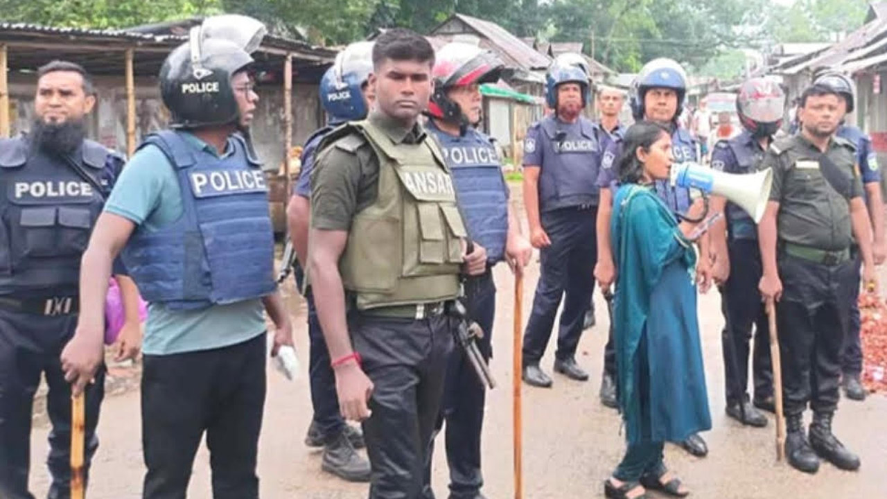 নান্দাইলে ১৪৪ জারি করেছে স্থানীয় প্রশাসন