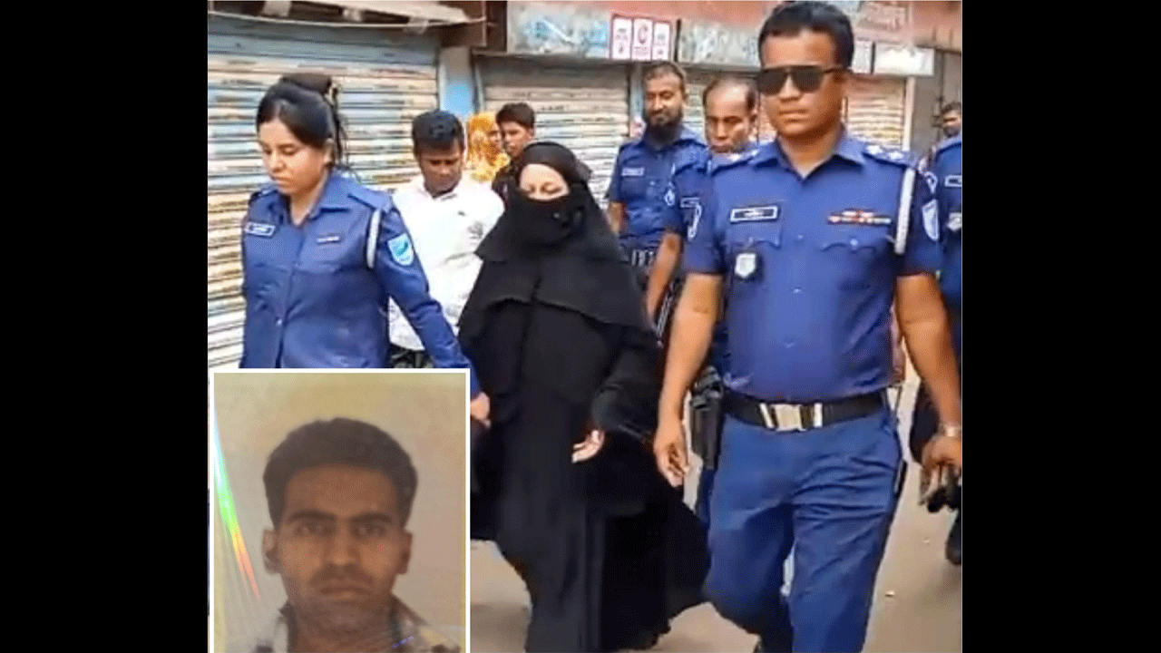 আটক ফারজানা আক্তার মুন্নি